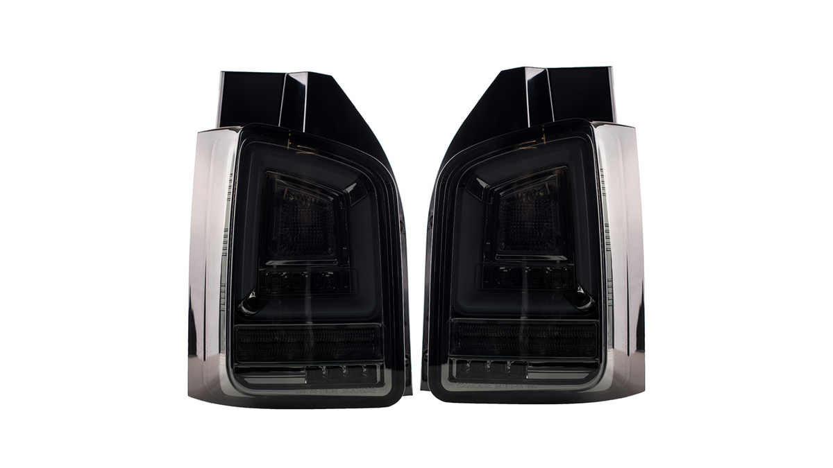 Tail Lights Dynamic LED Smoke suitable for VW TRANSPORTER MULTIVAN T5 2010-2015