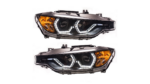 Headlights Halogen Black DRL suitable for BMW 3 (F30) Sedan (F31) Touring Pre-Facelift 2012-2015