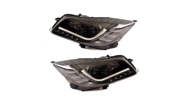 Headlights Halogen Black DRL suitable for OPEL INSIGNIA A (G09) Sports Tourer Saloon 2009-now
