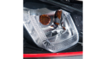 Headlights Halogen Red Black DRL suitable for VW GOLF VI 2009-now