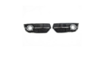 Sport Fog Light Covers Chrome & Black suitable for AUDI Q5 (8R) Pre-Facelift 2008-2012