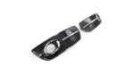 Sport Fog Light Covers Chrome & Black suitable for AUDI Q5 (8R) Pre-Facelift 2008-2012