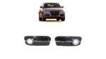 Sport Fog Light Covers Chrome & Black suitable for AUDI Q5 (8R) Facelift 2012-2017