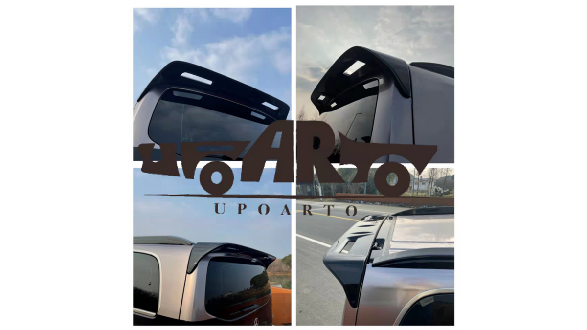 Sport Roof Spoiler Wing Gloss Black suitable for MERCEDES V-Class (W447) 2016-2019