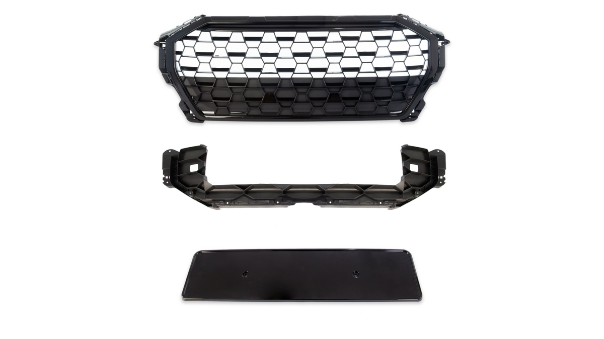 Sport Grille All Gloss Black suitable for AUDI Q3 (F3) SUV Pre-Facelift 2019-now