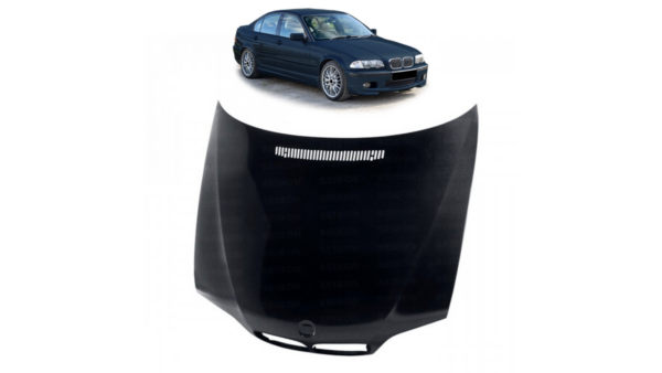 Sport Hood Bonnet Carbon Fiber suitable for BMW 3 (E46) Sedan Touring Pre-Facelift 1998-2001