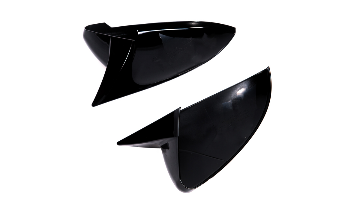 Side Mirror Cover Set Gloss Black suitable for VW GOLF VII 2013-2020