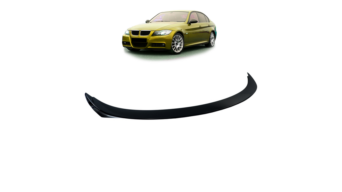 Sport Rear Trunk Spoiler Carbon Look suitable for BMW 3 (E90) Sedan 2004-2011