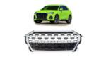 Sport Grille Silver & Gloss Black suitable for AUDI Q3 (F3) SUV Pre-Facelift 2019-now