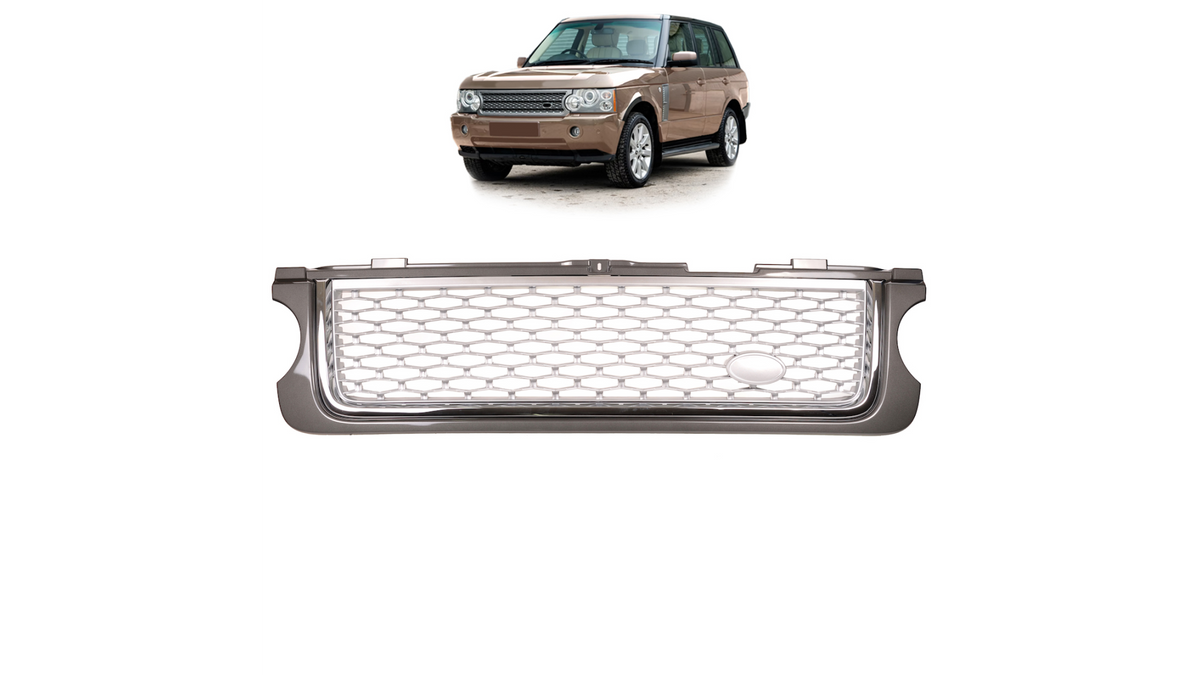 Sport Grille Chrome & Grey suitable for LAND ROVER RANGE ROVER III (L322) Facelift 2010-2013