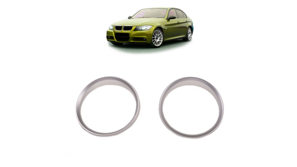 Sport Dashboard Rings Silver suitable for BMW 3 (E90) Sedan (E91) Touring (E93) Convertible (E92) Coupe 2005-2011