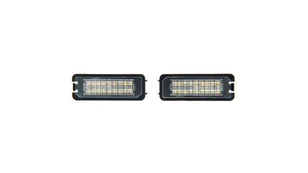 LED License Plate Lamp suitable for VW Golf 4; Golf 5; Golf 6 1997-2014 chrome