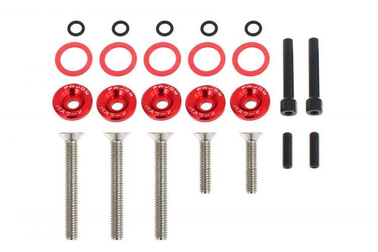 JDM Valve Cover Washers D-Series red
