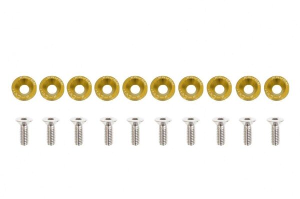 Decorative screws M6x1.0 15mm JDM Gold