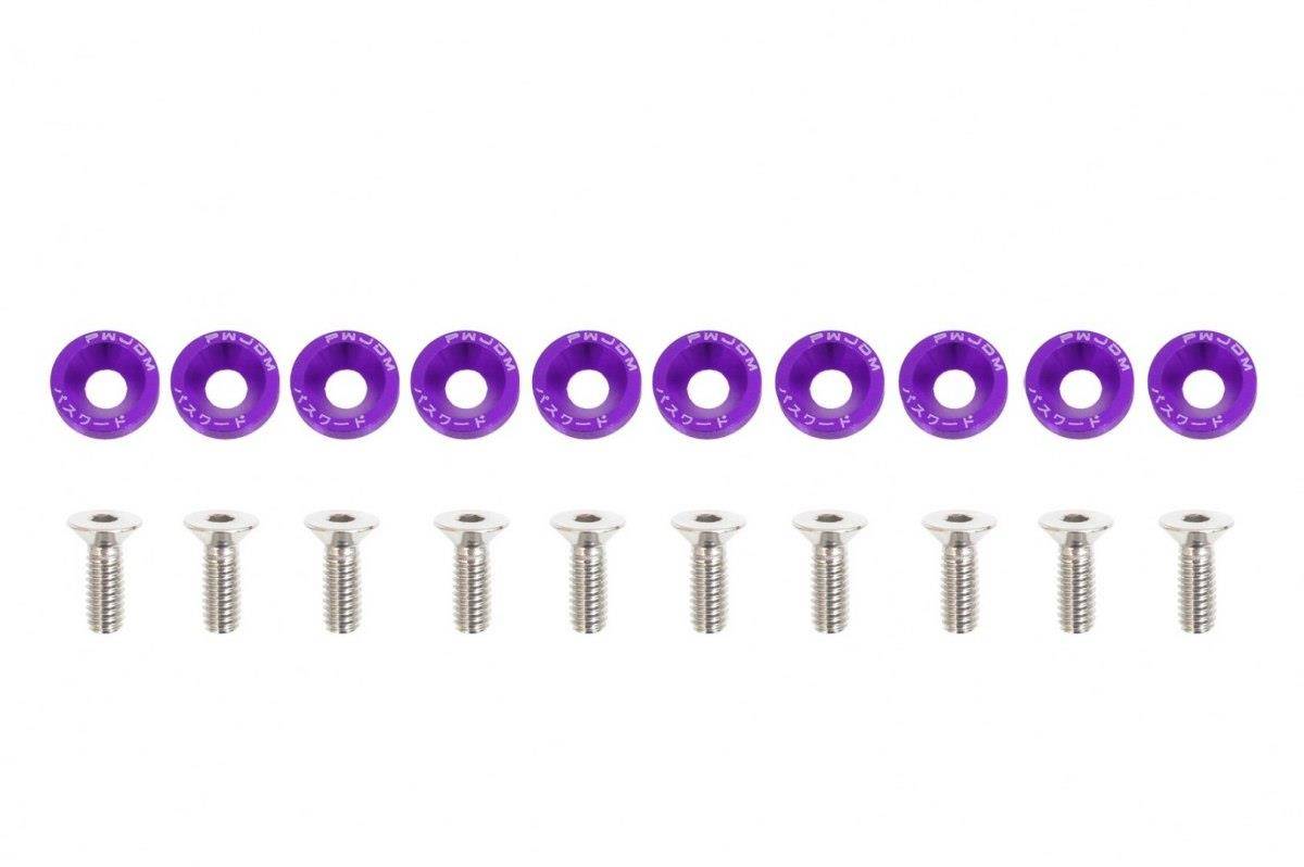 Decorative screws M6x1.0 15mm JDM Purple