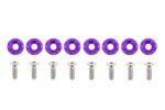 Decorative screws M6x1.0 15mm D1 Purple