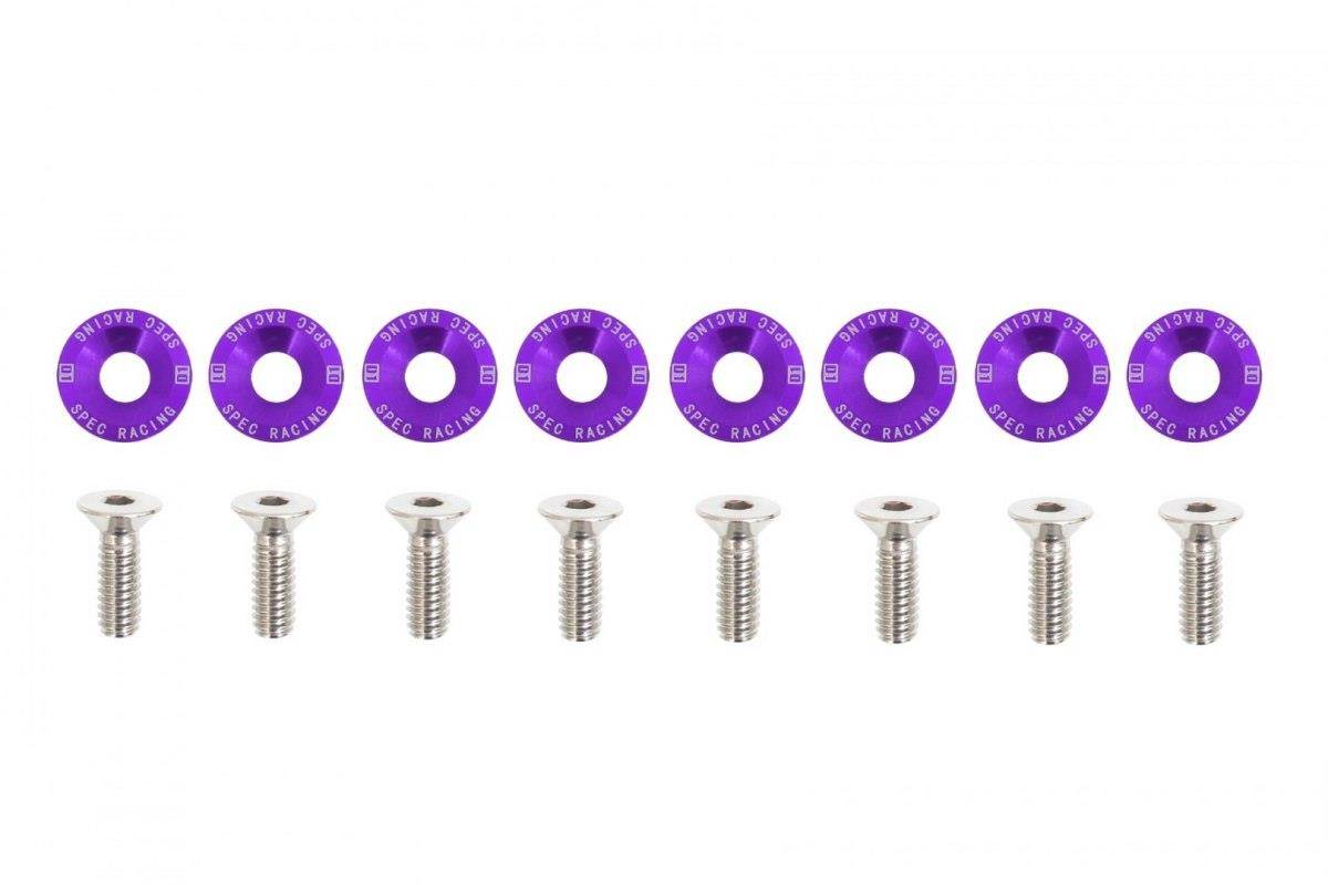 Decorative screws M6x1.0 15mm D1 Purple