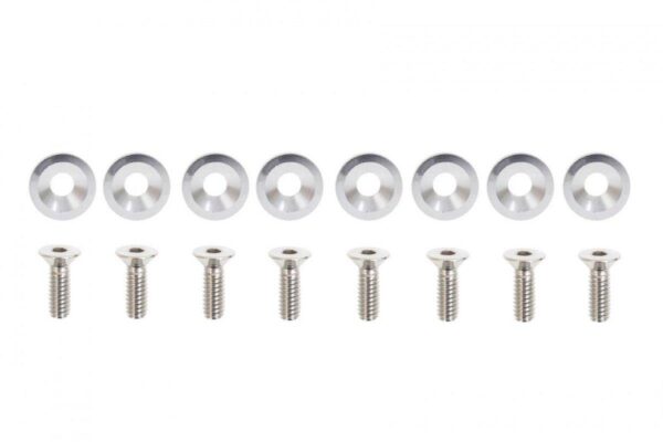 Decorative screws M6x1.0 15mm D1 Silver
