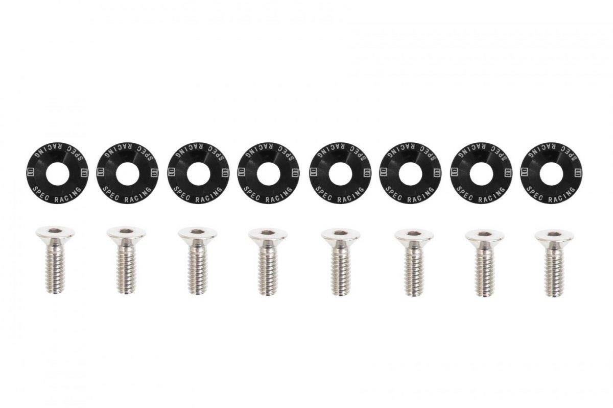 Decorative screws M6x1.0 15mm D1 Black