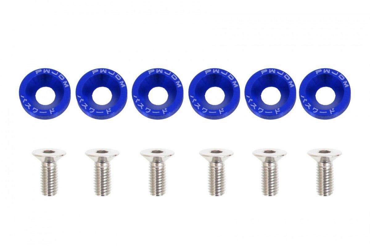 Decorative screws M8x1.25 15mm JDM Blue