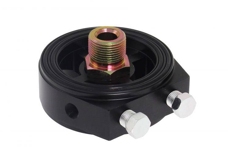 Oil filter adapter Turboworks Black