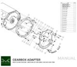 Gearbox adapter plate BMW M60 M62 - BMW M50 M52 M54 M57 S50 S52 S54 DCT DKG GS7D36SG N54