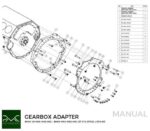 Gearbox adapter plate BMW M60 M62 - BMW M50 M52 M54 M57 S50 S52 S54 DCT DKG GS7D36SG N54