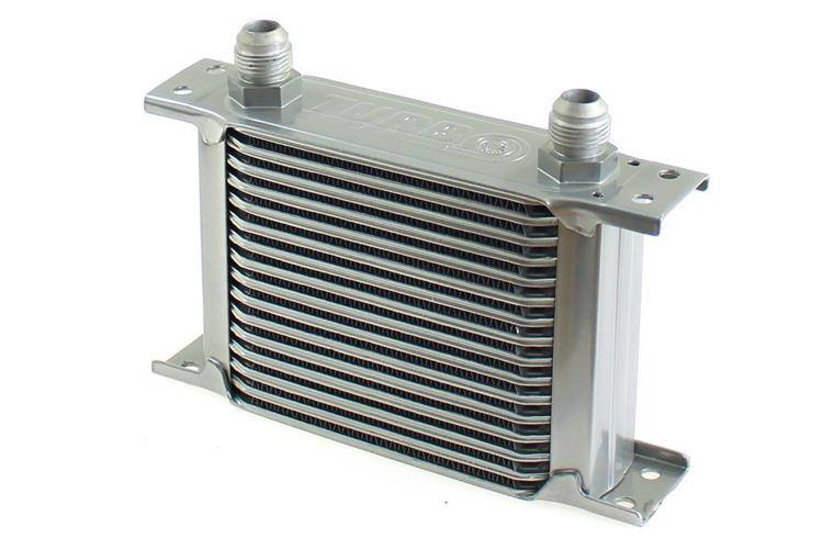 TurboWorks Oil Cooler Slim Line 16-rows 140x125x50 AN8 Silver