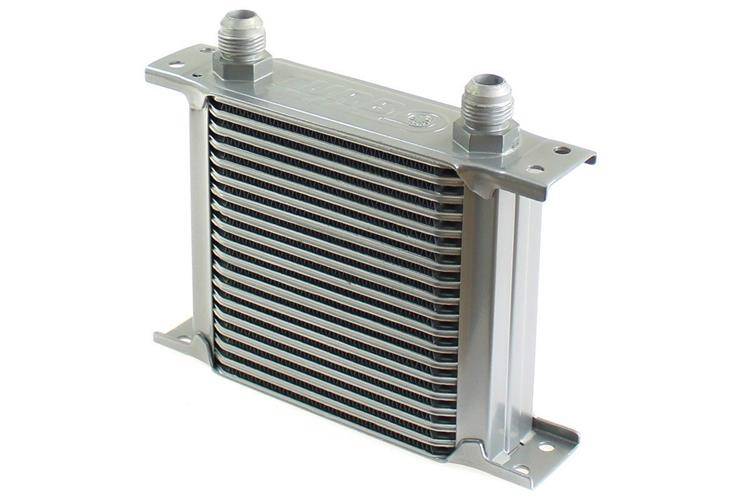TurboWorks Oil Cooler Slim Line 19-rows 140x150x50 AN8 Silver