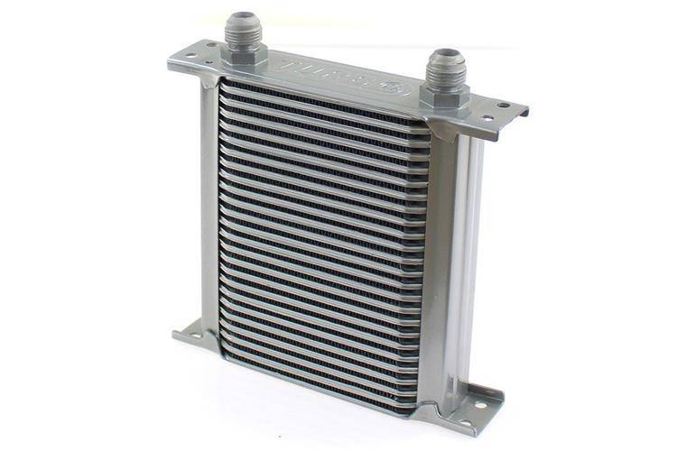 TurboWorks Oil Cooler Slim Line 25-rows 140x195x50 AN10 Silver