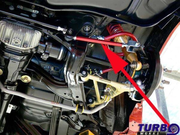 Rear suspension rangers Nissan 200SX S13/S14 Red