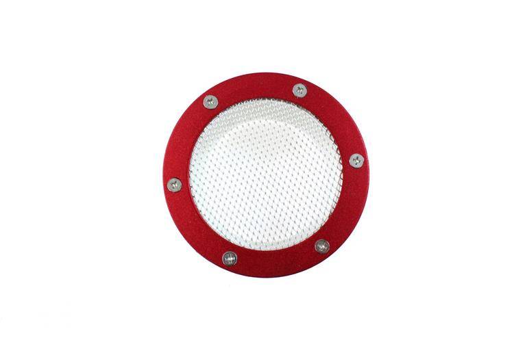 Air intake cover 77mm red