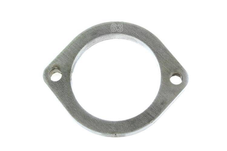 Exhaust flange connector 63mm 2 bolts