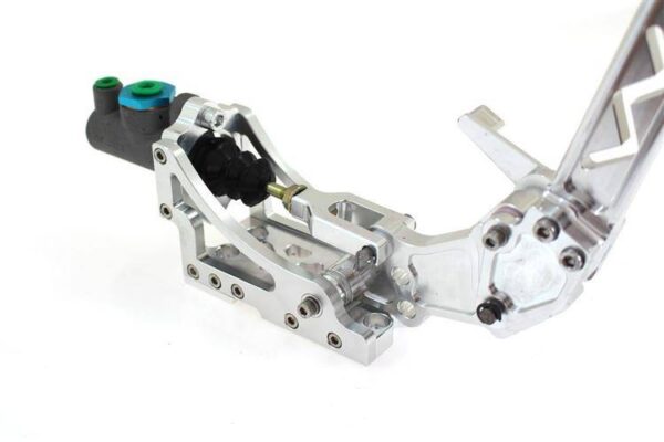 Hydraulic hand brake TurboWorks Professional Race Silver