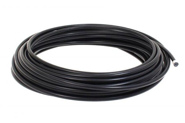 Fuel hose PTFE AN8 IN Black PVC Coating