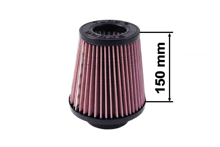 TurboWorks Air Filter H:150mm DIA:60-77mm Purple