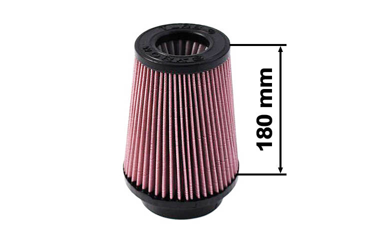 TurboWorks Air Filter H:180mm DIA:60-77mm Purple