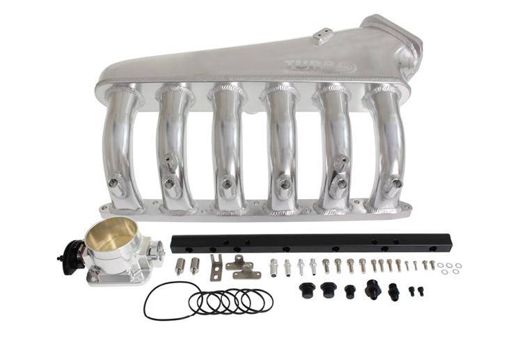 Intake manifold BMW E34 E36 M50 with throttle body and fuel rail