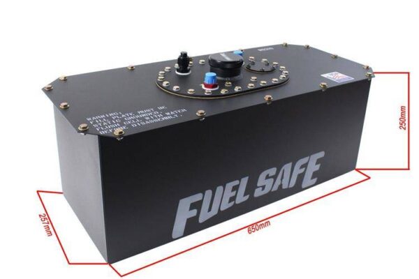 FuelSafe 35L tank with steel cover