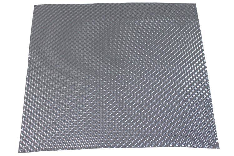Turboworks Heat shield embossed aluminium 0,5mm 50 cm x 70 cm