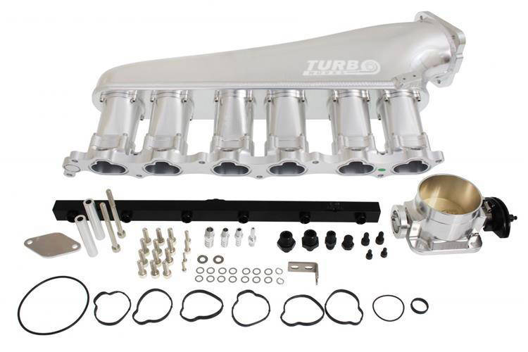 Intake manifold Toyota Lexus 2JZ-GTE CNC with 6 Injector parts and fuel rail