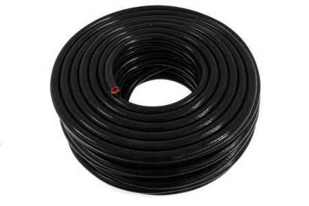 Vacuum braided hose PRO Black 10mm