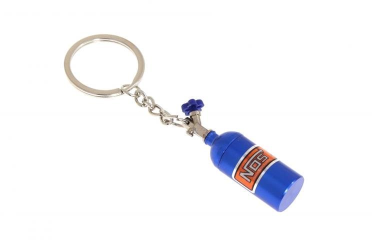 Keychain Nitrous Bottle Blue