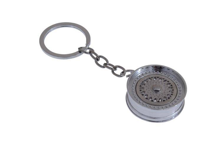 Keychain Rim BBS Silver