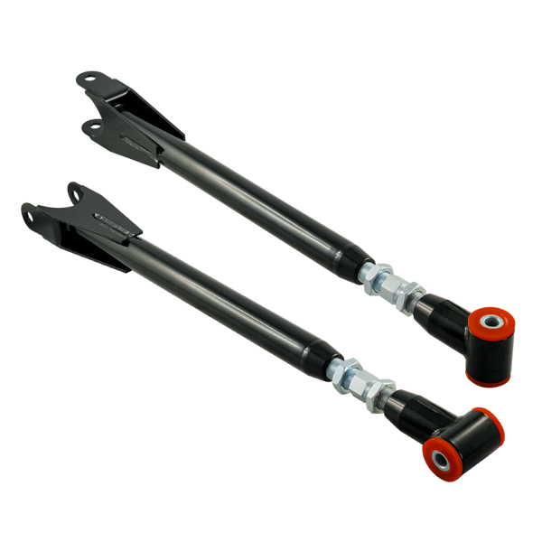 Steal Rear lower adjustable control arms (camber arms) BMW E36 E46 Z4 (80ShA) (Black)