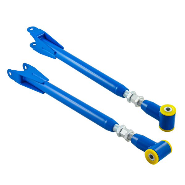 Steel Rear lower adjustable control arms (camber arms) BMW E36 E46 Z4 (90ShA) (Blue)