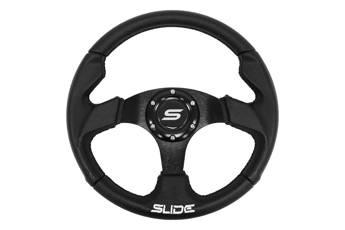Steering wheel SLIDE 320mm offset: 20mm Leather Black