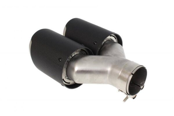 Double Exhaust Tip 2x89mm enter 57mm Carbon L