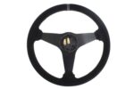 Steering wheel SLIDE 350mm offset:20mm Suede Silver