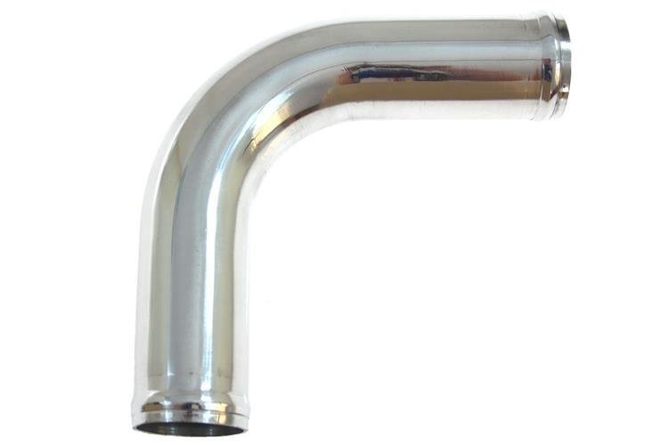 Aluminium pipe 90deg 45mm 30cm